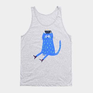 Coffe Cat Tank Top